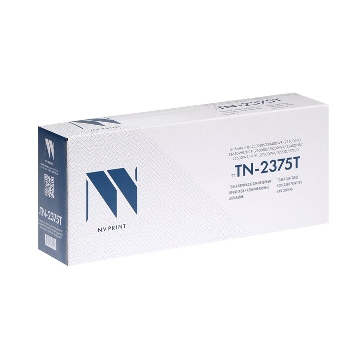 Картридж NV PRINT TN-2375T для Brother HL-L2300DR/DCP-L2500DR/MFC-L2700DWR (2600k), черный от компании Интернет - магазин Flap - фото 1