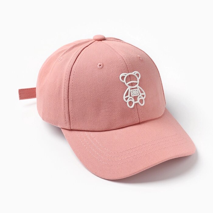 Кепка "Бейсболка" для девочки, цвет розовый, размер 50-52 от компании Интернет - магазин Flap - фото 1