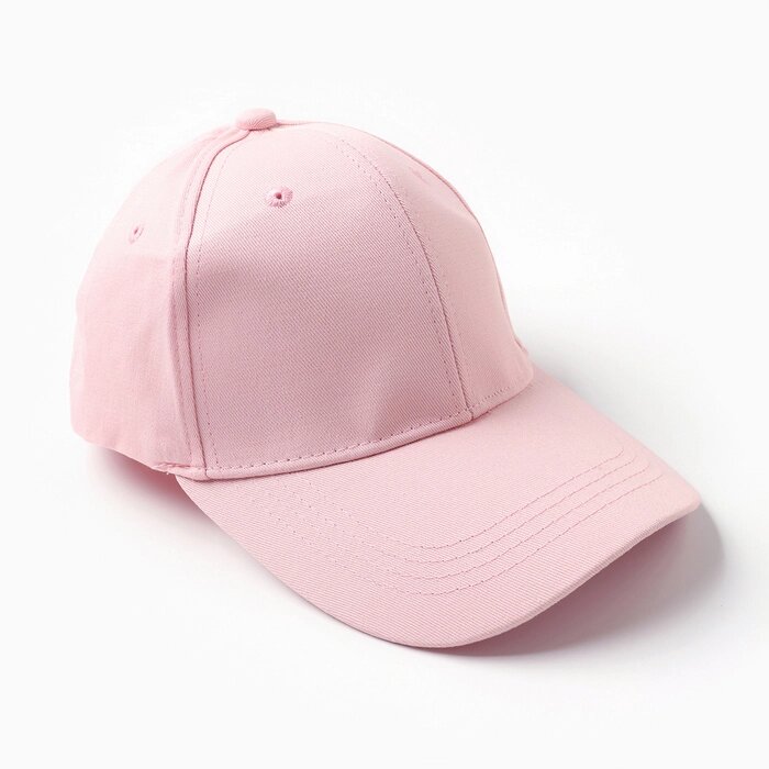 Кепка "Бейсболка" для девочки, цвет розовый, размер 56-58 от компании Интернет - магазин Flap - фото 1