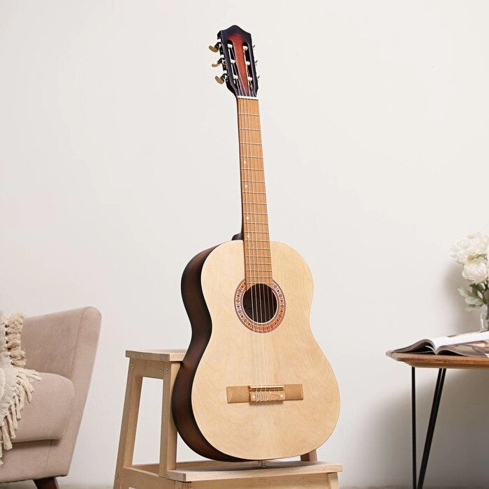 Классическая гитара "Амистар н-30" 6 струнная, нейлон менз. 650 мм, светлая от компании Интернет - магазин Flap - фото 1