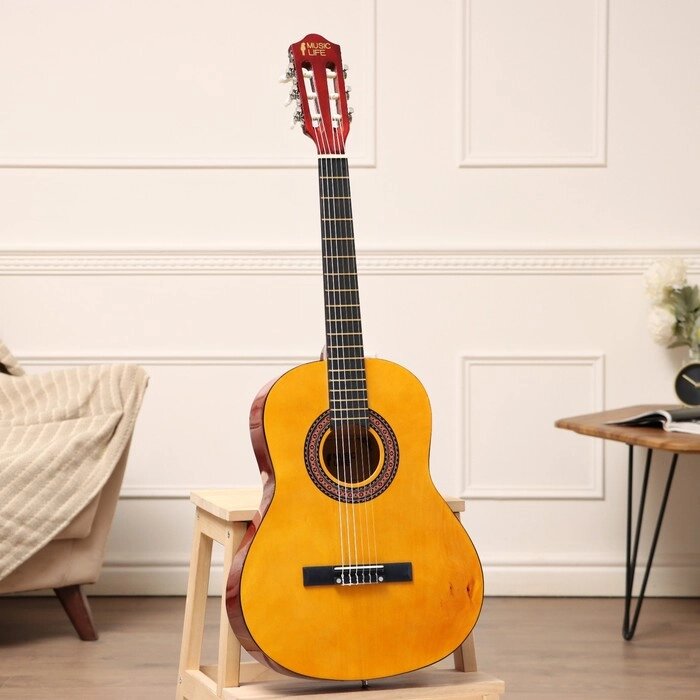 Классическая гитара Music Life QD-H36Y, бежевый от компании Интернет - магазин Flap - фото 1