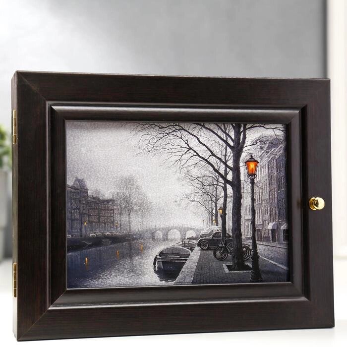Ключница "Амстердам" венге 19х24 см МИКС от компании Интернет - магазин Flap - фото 1