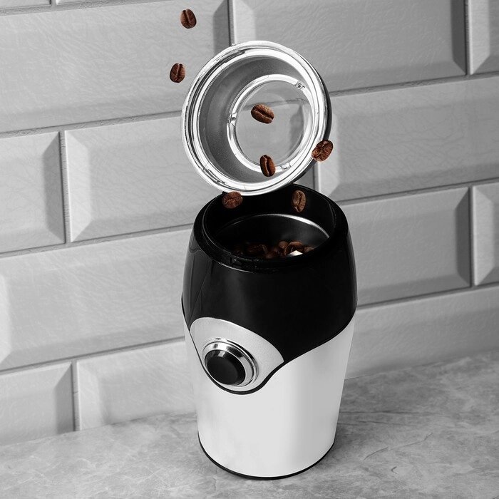 Кофемолка электрическая Luazon LCG-03, 200 Вт, 40 г от компании Интернет - магазин Flap - фото 1