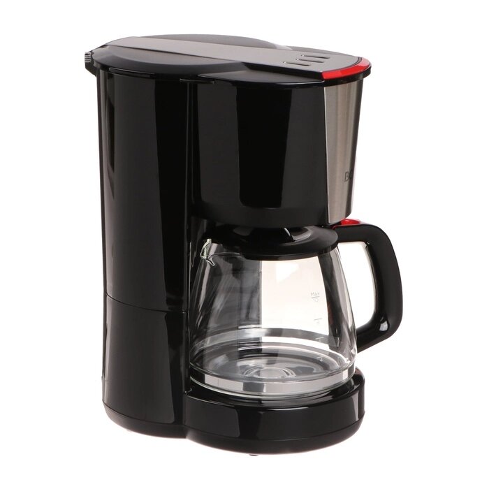 Кофеварка BQ CM1008, капельная, 1000 Вт, 1.25 л, чёрная от компании Интернет - магазин Flap - фото 1