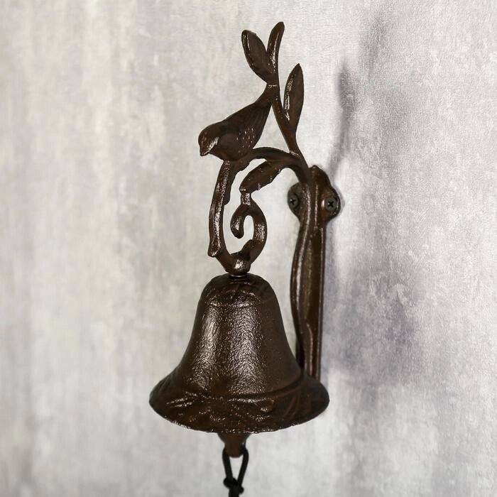 Колокол сувенирный металл "Птица на ветке" 24х12х7,5 см от компании Интернет - магазин Flap - фото 1