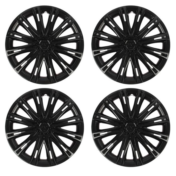 Колпаки колесные R13 "СКАЙ", черный глянец , набор 4 шт от компании Интернет - магазин Flap - фото 1