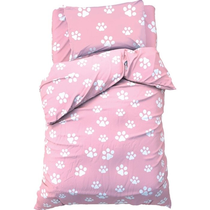 Комплект постельного белья  "Этель" 1,5 сп Pink cat 143х215 см, 150х214 см, 50х70 см -1 шт, 100% хл, бязь от компании Интернет - магазин Flap - фото 1