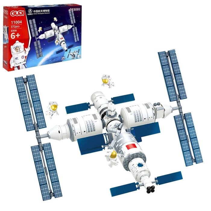 Конструктор Космос «МКС», 372 детали от компании Интернет - магазин Flap - фото 1
