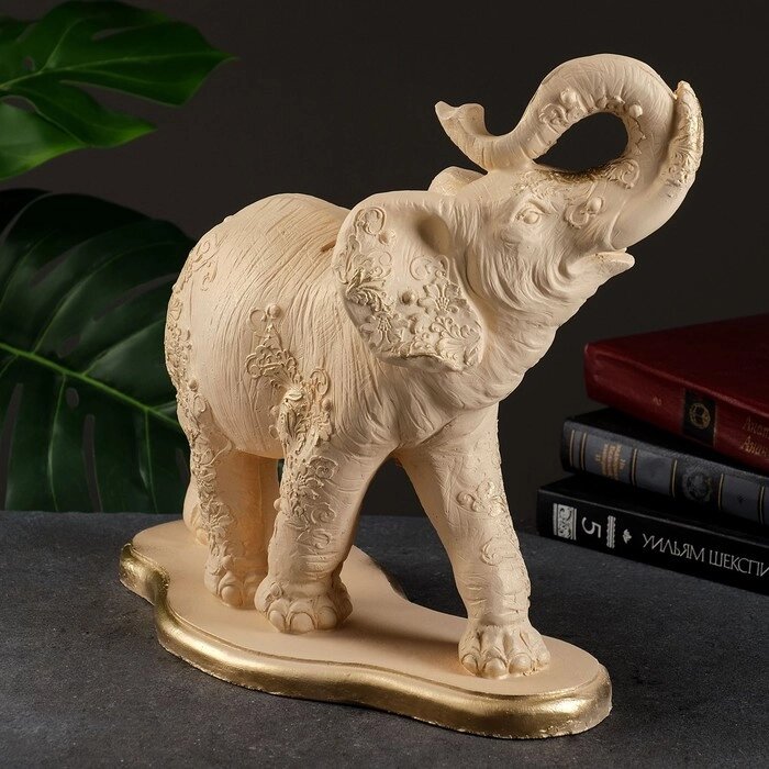 Копилка "Слон индийский" слоновая кость, 32х15х36см от компании Интернет - магазин Flap - фото 1