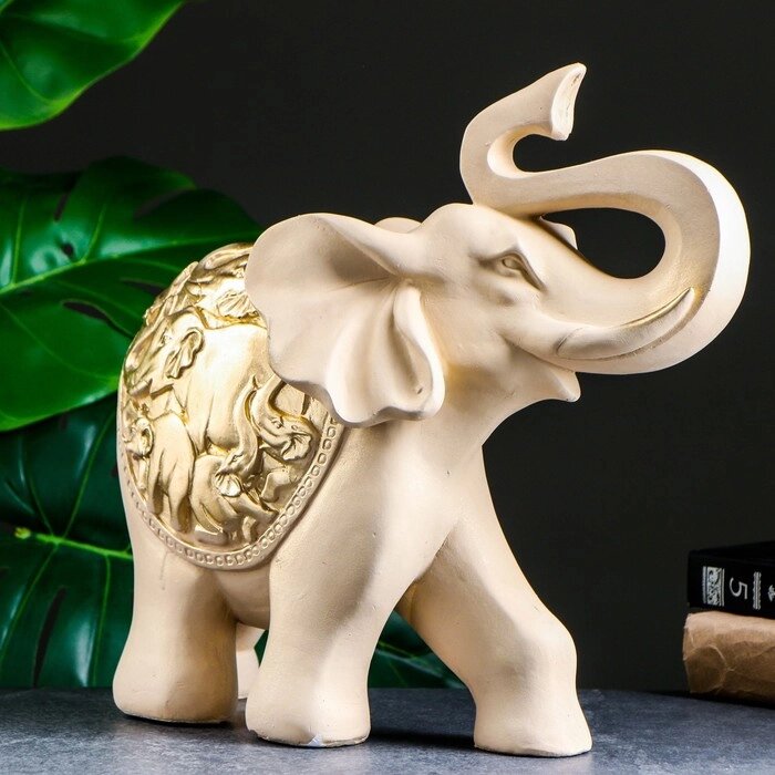 Копилка "Слон сафари" слоновая кость, 30х35х17см от компании Интернет - магазин Flap - фото 1