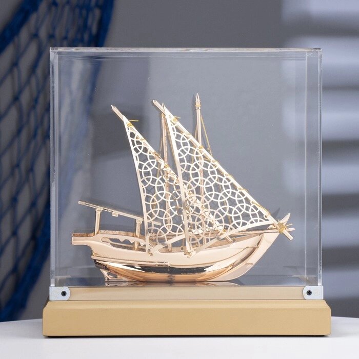 Корабль сувенирный на подставке Парусник 21см от компании Интернет - магазин Flap - фото 1