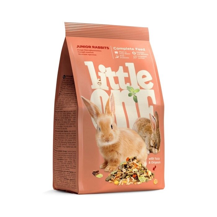 Корм Little One для молодых кроликов, 900 г от компании Интернет - магазин Flap - фото 1