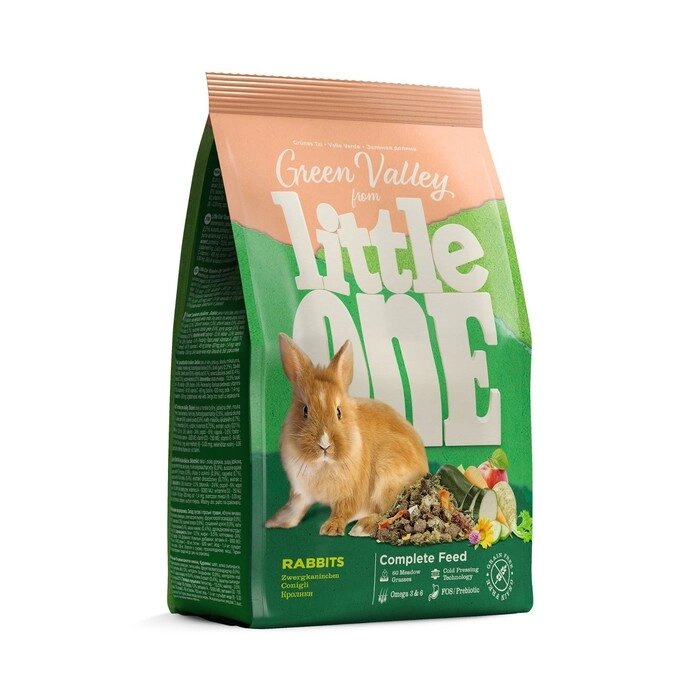 Корм Little One "Зелёная долина" для кроликов, 750 г от компании Интернет - магазин Flap - фото 1