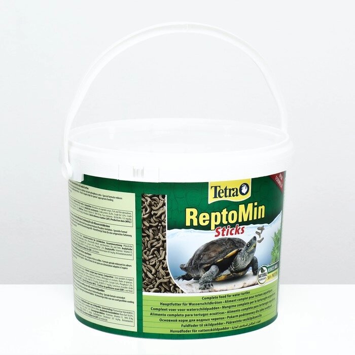 Корм Tetra ReptoMin для рептилий, гранулы, 10 л. 2,8 кг от компании Интернет - магазин Flap - фото 1