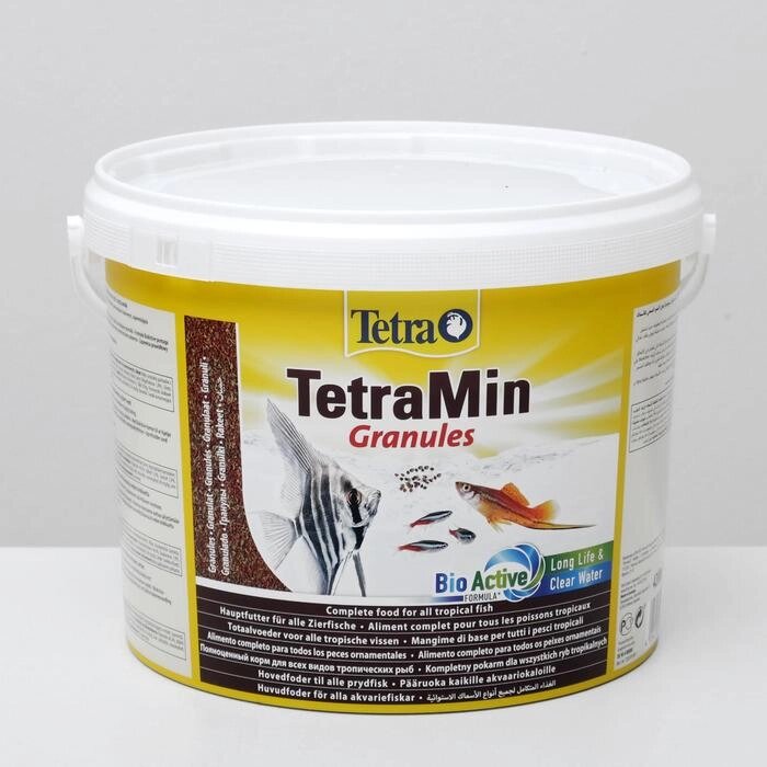 Корм TetraMin Granules для рыб, гранулы, 10 л., 4,2 кг от компании Интернет - магазин Flap - фото 1