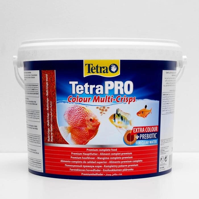 Корм TetraPro Colour для рыб, чипсы для окраса, 10 л., 2,1 кг от компании Интернет - магазин Flap - фото 1