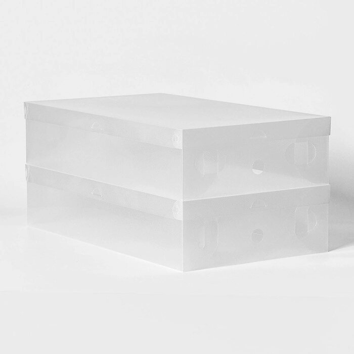 Коробка для хранения сапог с крышкой Uni size, 305212 см, 2 шт от компании Интернет - магазин Flap - фото 1