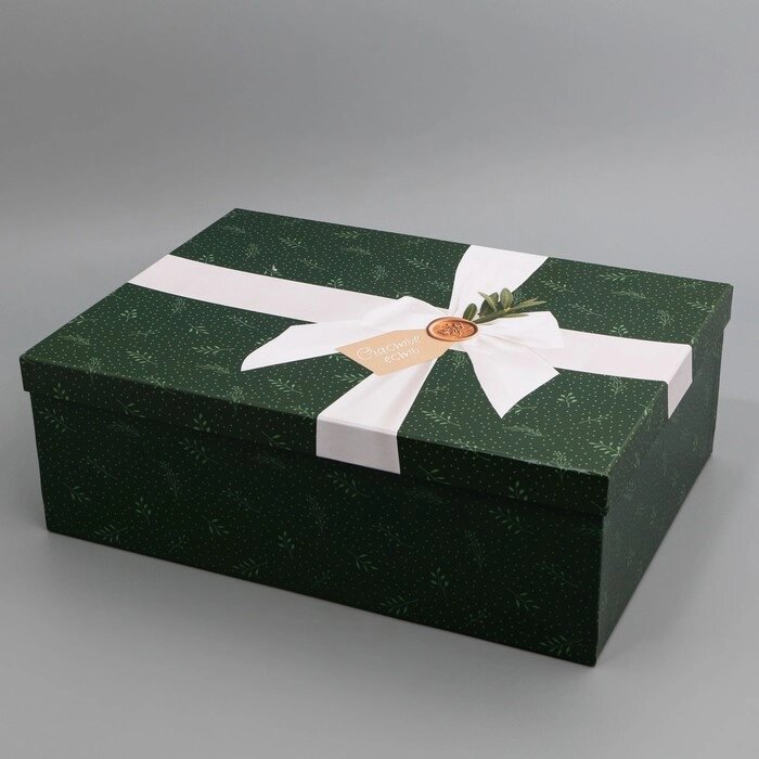 Коробка подарочная, упаковка, «Эко», 44.5 х 28 х 16.5 от компании Интернет - магазин Flap - фото 1