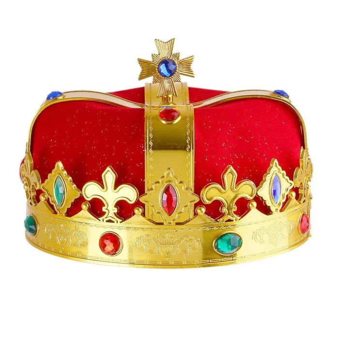 Корона «Король», цвет красный от компании Интернет - магазин Flap - фото 1
