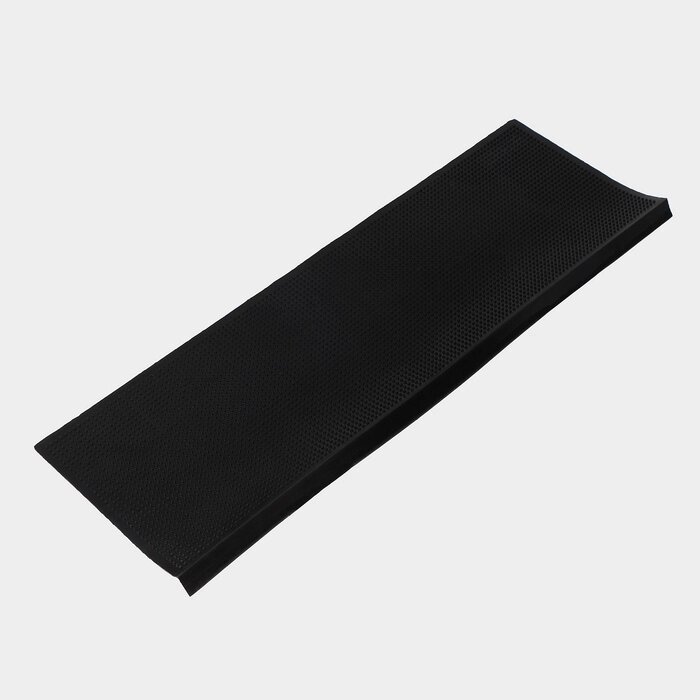 Коврик на ступеньку резиновый, 2575 см, цвет чёрный от компании Интернет - магазин Flap - фото 1