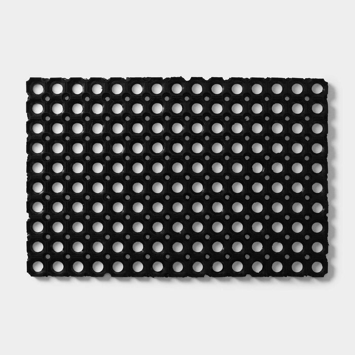 Коврик ячеистый грязесборный, 40602,2 см, цвет чёрный от компании Интернет - магазин Flap - фото 1
