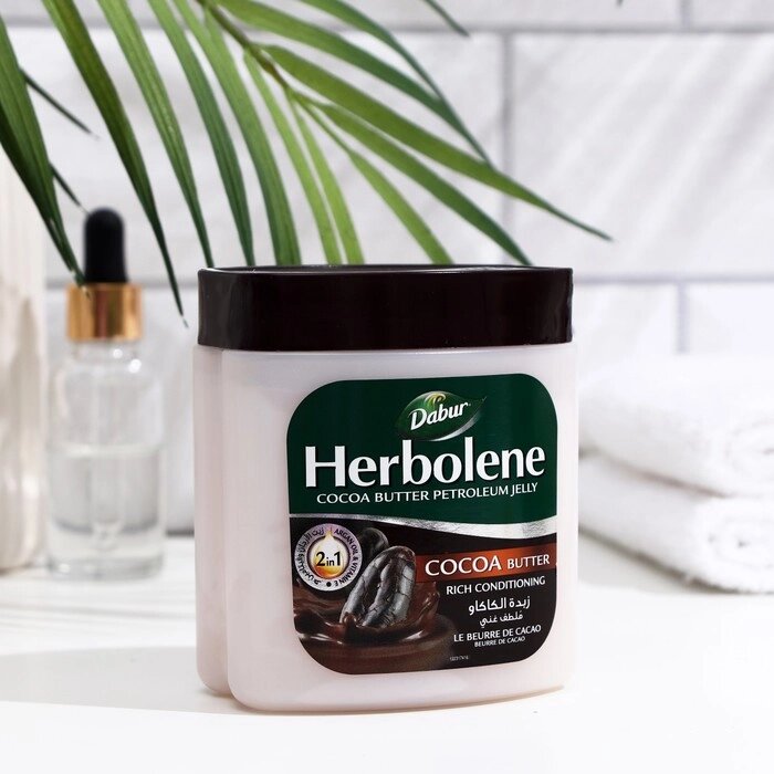 Крем для кожи Dabur Herbolene с маслом какао и витамином Е, увлажняющий, 225 мл от компании Интернет - магазин Flap - фото 1