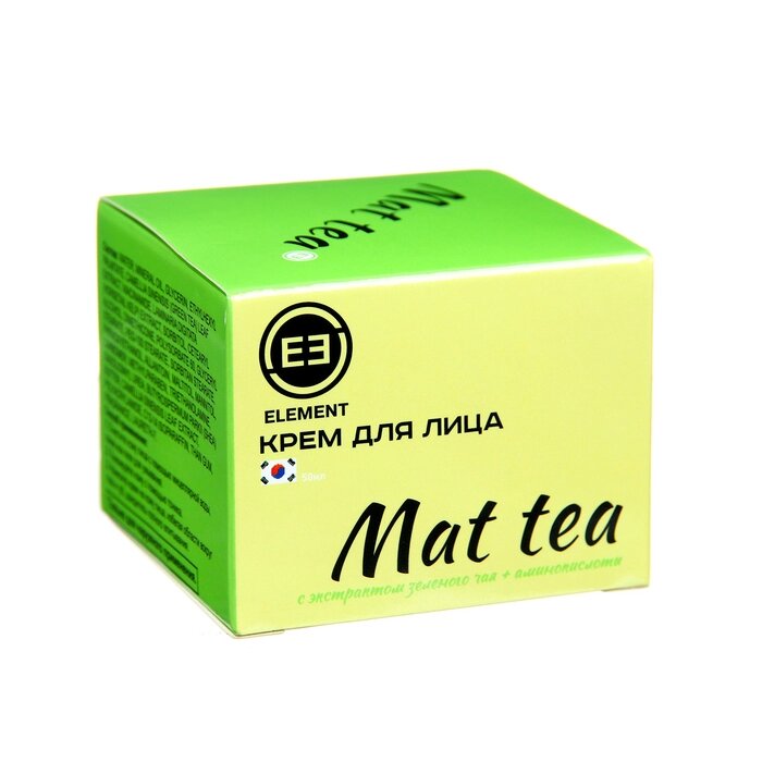Крем для лица Element с экстрактом зеленого чая + аминокислоты, 50 мл от компании Интернет - магазин Flap - фото 1