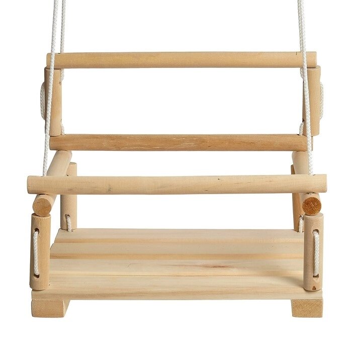 Кресло подвесное деревянное, сиденье 2828см от компании Интернет - магазин Flap - фото 1