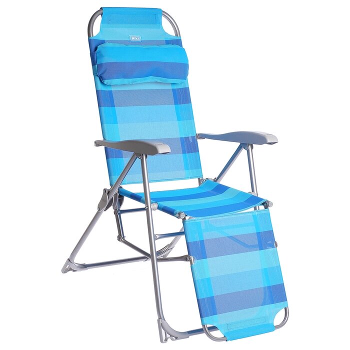 Кресло-шезлонг, 82x59x116 см, цвет синий от компании Интернет - магазин Flap - фото 1
