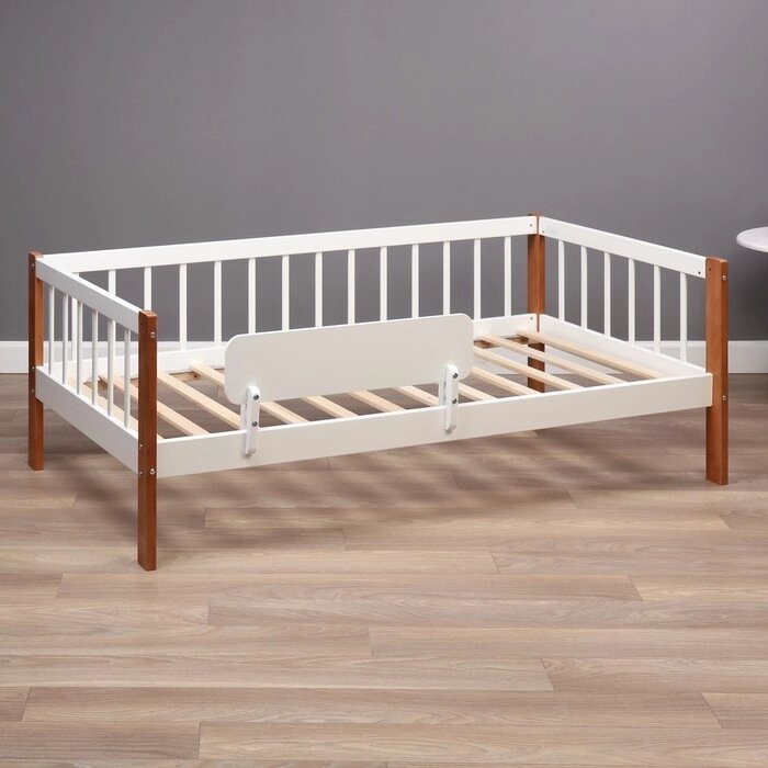 Кровать детская Сова, спальное место 1600*800, белый/коричневый от компании Интернет - магазин Flap - фото 1