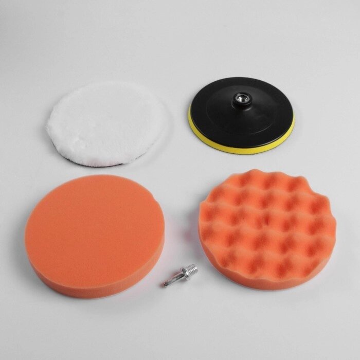 Круг для полировки TORSO, 180 мм, набор 5 предметов от компании Интернет - магазин Flap - фото 1