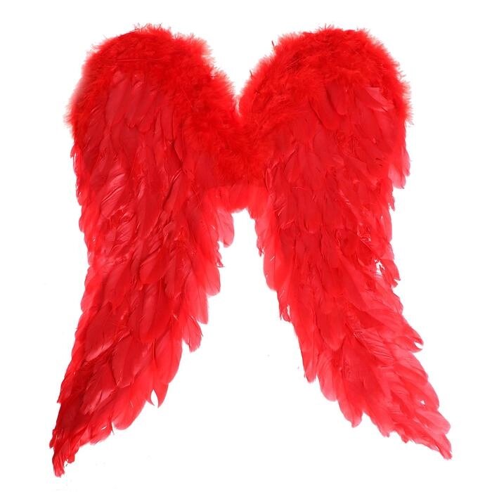 Крылья «Ангел», 50х50, цвет красный от компании Интернет - магазин Flap - фото 1