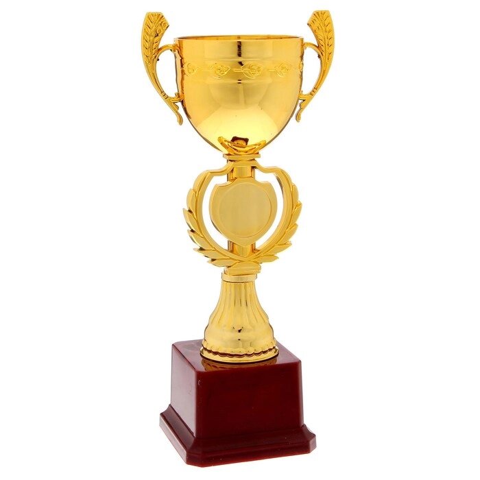 Кубок 081, наградная фигура, золото, подставка пластик, 24,7 х 9,7 х 7,5 см. от компании Интернет - магазин Flap - фото 1