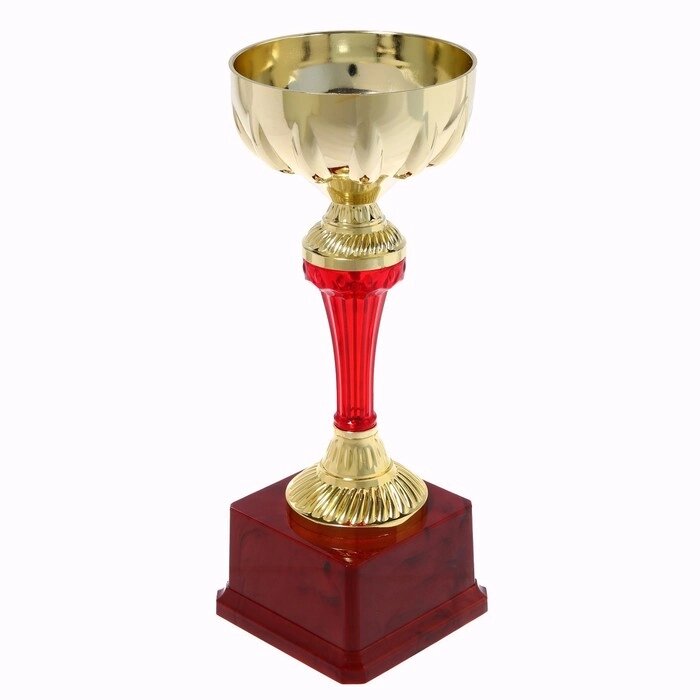 Кубок 133A, наградная фигура, золото, подставка пластик, 25,5  9,5  9,5 см. от компании Интернет - магазин Flap - фото 1