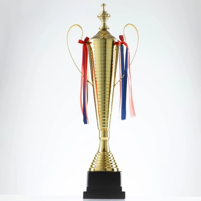 Кубок 154А, наградная фигура, золото, подставка пластик, триколор, 59 х 23 х 12 см от компании Интернет - магазин Flap - фото 1