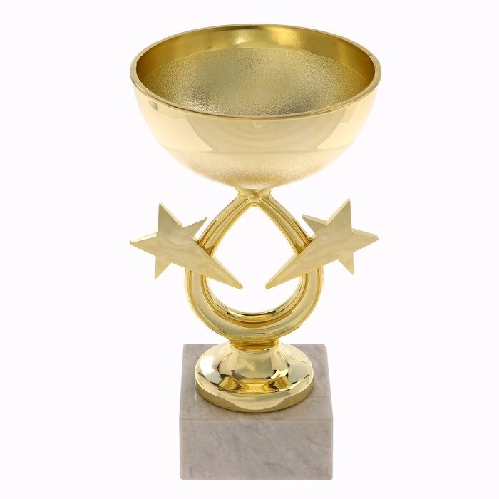 Кубок 156, наградная фигура, золото, подставка камень, 17,7 х 9,8 х 6,1 см. от компании Интернет - магазин Flap - фото 1