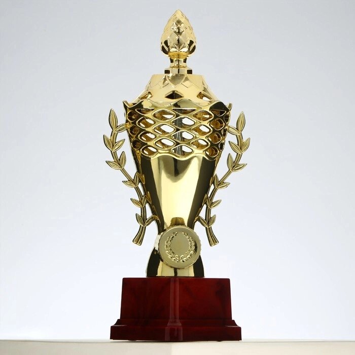 Кубок 184C, наградная фигура, золото, подставка пластик, 21  10  6,5 см. от компании Интернет - магазин Flap - фото 1