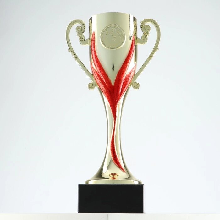 Кубок 187, наградная фигура, золото, подставка камень, 22,8 х 11,5 х 7 см. от компании Интернет - магазин Flap - фото 1