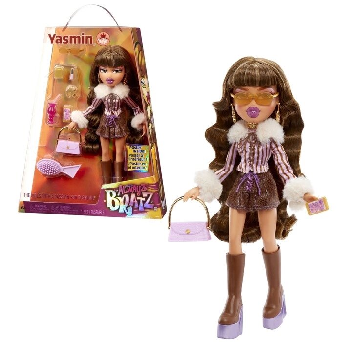 Кукла Братц «Ясмин», Alwayz Bratz, с аксессуарами, 26 см от компании Интернет - магазин Flap - фото 1