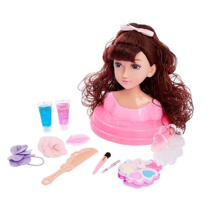 Кукла-манекен для создания причёсок «Стелла» с аксессуарами от компании Интернет - магазин Flap - фото 1