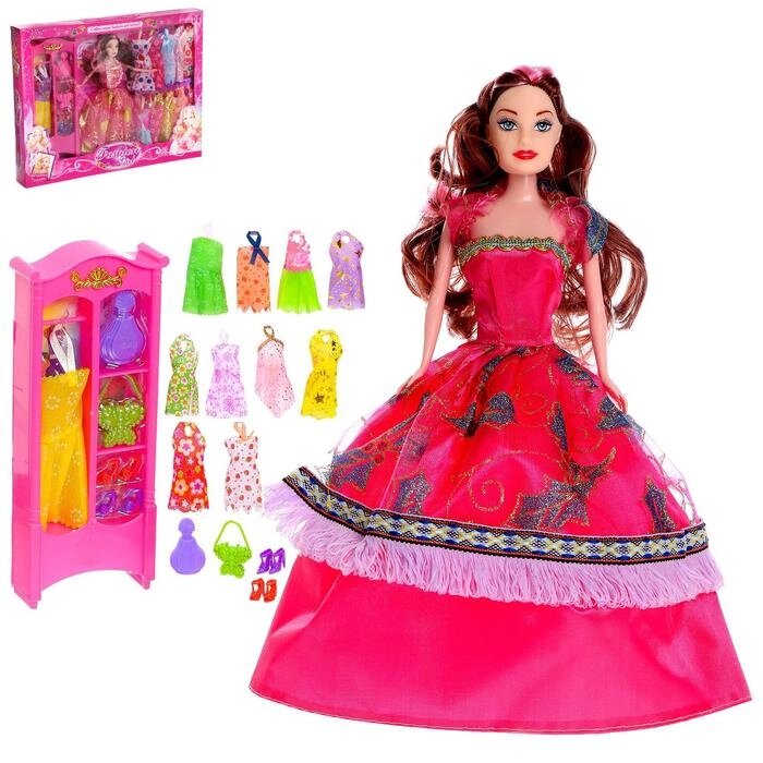 Кукла-модель «Анна» с набором платьев, с аксессуарами, цвета МИКС от компании Интернет - магазин Flap - фото 1