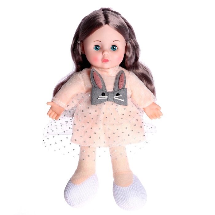 Кукла мягконабивная «Милашка» 32 см, со звуком, в платье от компании Интернет - магазин Flap - фото 1