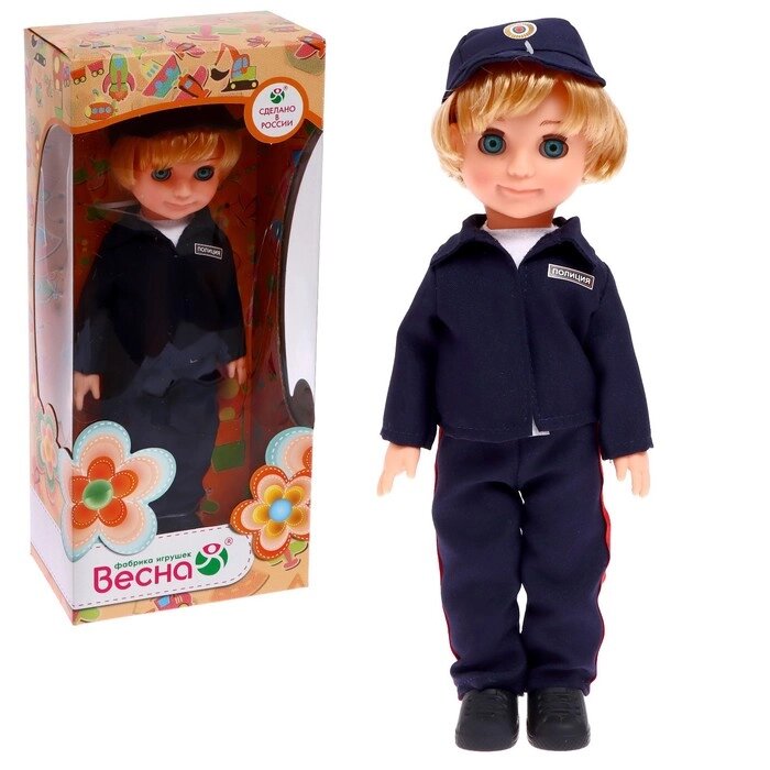 Кукла «Полицейский», 30 см от компании Интернет - магазин Flap - фото 1