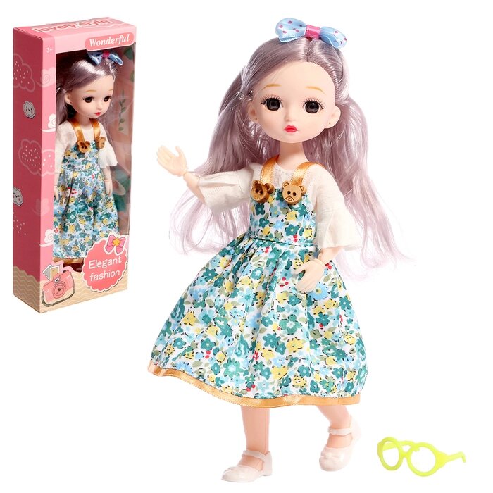 Кукла шарнирная «Цветочный стиль», МИКС от компании Интернет - магазин Flap - фото 1
