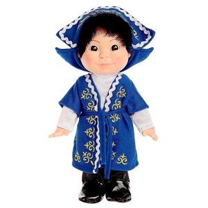 Кукла «Веснушка», в казахском костюме, мальчик, 26 см