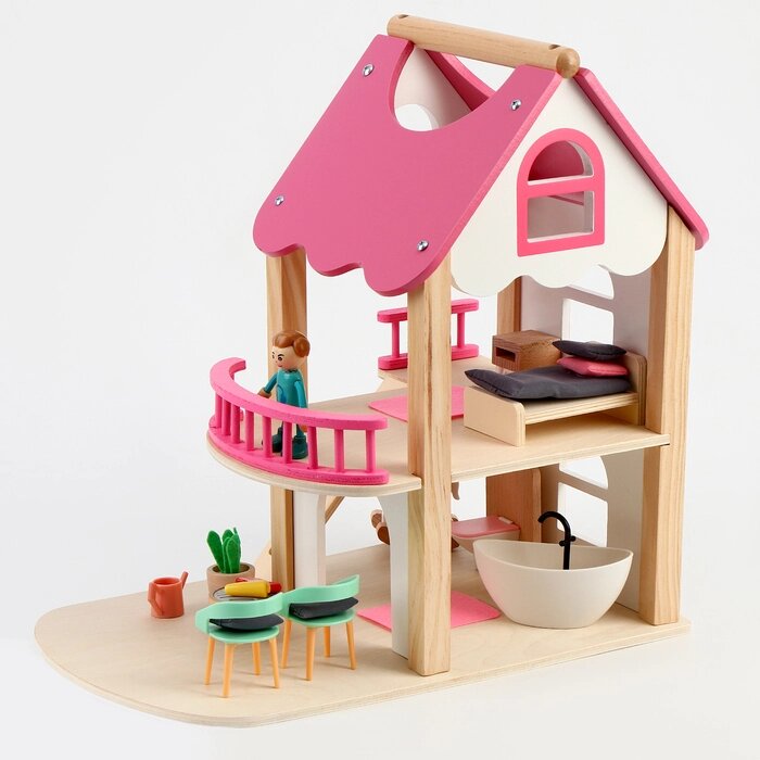 Кукольный домик "Моя семья" 36х35х23,5 см от компании Интернет - магазин Flap - фото 1