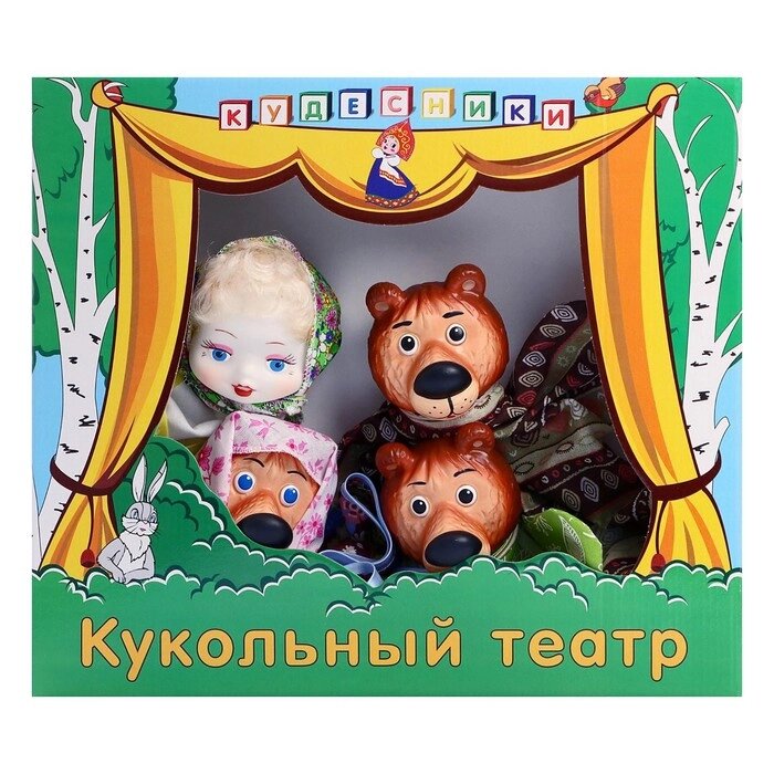 Кукольный театр «Три медведя» от компании Интернет - магазин Flap - фото 1