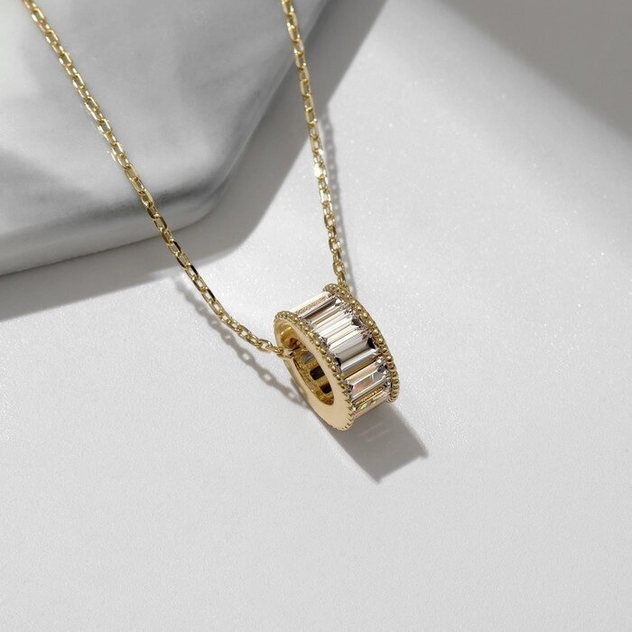 Кулон XUPING кольцо, цвет золото, 40 см от компании Интернет - магазин Flap - фото 1