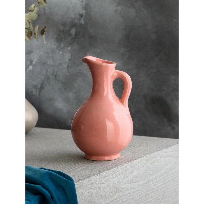 Кувшин керамический "Шираз", 1,4 л, розовый, 1 сорт, Иран от компании Интернет - магазин Flap - фото 1