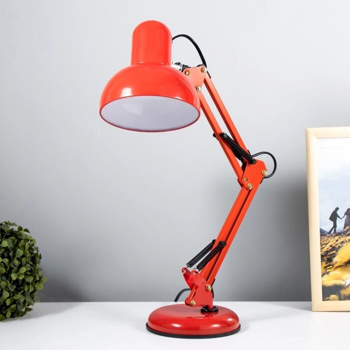Лампа настольная 810 "Деко, красная" E27 40W RISALUX от компании Интернет - магазин Flap - фото 1